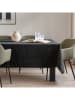 Mint Rugs Obrus "Smooth Indra" w kolorze czarnym