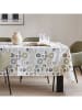 Mint Rugs Tafellaken "Nordic Mildred" wit/beige/zwart