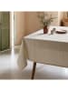 Mint Rugs Tafellaken "Nordic Sira" beige/wit