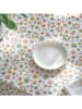 mint Deco Tafellaken "Floral And Tropical Thelma" wit/lichtroze/groen