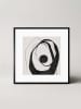 Ars Longa Druk artystyczny "Black madness abstraction" w ramce - 70 x 70 cm