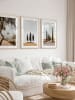 Ars Longa Ingelijste kunstdruk "Yacht by the shore" - (L)70 x (B)50 cm