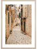 Ars Longa Ingelijste kunstdruk "Cobblestone streets" - (L)70 x (B)50 cm