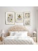 Ars Longa Ingelijste kunstdruk "Hypnotizing golden circle" - (L)70 x (B)70 cm