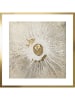 Ars Longa Gerahmter Kunstdruck "Golden line circle" - (L)70 x (B)70 cm