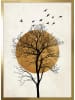 Ars Longa Druk artystyczny "Tree against the golden sun" w ramce - 70 x 50 cm