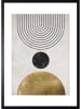 Ars Longa Ingelijste kunstdruk "Ball Gold" - (L)70 x (B)50 cm