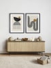 Ars Longa Druk artystyczny "Wavy zen arc" w ramce - 70 x 50 cm