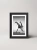 Ars Longa Gerahmter Kunstdruck "Running Giraffes" - (L)70 x (B)50 cm