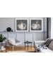 Ars Longa Ingelijste kunstdruk "Dancing Ballerina" - (L)70 x (B)70 cm