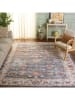Safavieh Laagpolig tapijt groen/beige/rood