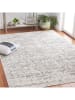 Safavieh Kurzflor-Teppich in Creme/ Silber