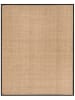 Safavieh Seegras-Teppich in Beige/ Schwarz