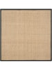 Safavieh Seegras-Teppich in Beige/ Schwarz