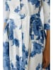 Oui Kleid in Weiß/ Blau