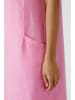 Oui Leinen-Kleid in Rosa
