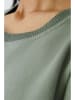 Oui Leinen-Kleid in Grün