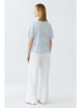Oui Shirt lichtblauw/wit