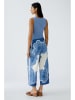 Oui Culotte in Blau/ Weiß