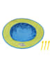 Splash & Fun Faltbarer Sand- und Wasserpool in Grün/ Blau -  Ø55 cm - ab 2 Jahren