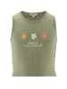 happy girls by Eisend Top w kolorze khaki