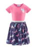happy girls by Eisend Jurk roze/donkerblauw