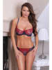Valea Soft-BH "Zofia" in Dunkelblau/ Rot