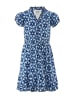 happy girls by Eisend Jurk donkerblauw/wit
