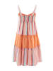 happy girls by Eisend Kleid in Orange/ Bunt