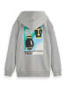Scotch & Soda Sweatjacke in Grau/ Bunt