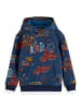 Scotch & Soda Hoodie in Dunkelblau/ Bunt