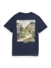 Scotch & Soda Shirt in Dunkelblau/ Grün