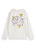 Scotch & Soda Longsleeve wit/meerkleurig