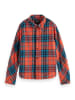 Scotch & Soda Hemd in Orange/ Blau