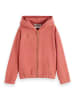 Scotch & Soda Sweatjacke in Koralle
