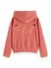 Scotch & Soda Sweatjacke in Koralle