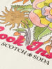 Scotch & Soda Koszulka w kolorze kremowym ze wzorem