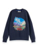 Scotch & Soda Sweatshirt in Dunkelblau/ Bunt
