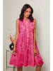 Le Monde du Lin Leinen-Kleid in Pink