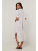 Le Monde du Lin Leinen-Kleid in Weiß