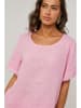Le Monde du Lin Leinen-Bluse in Rosa
