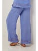 Le Monde du Lin Linnen broek blauw