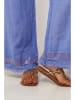 Le Monde du Lin Linnen broek blauw
