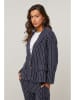 Le Monde du Lin Linnen blazer donkerblauw