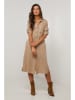 Le Monde du Lin Linnen jurk beige