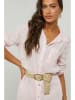 Rodier Lin Leinen-Kleid in Rosa