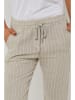 Le Monde du Lin Leinen-Caprihose in Beige