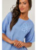 Le Monde du Lin Leinen-Bluse in Hellblau
