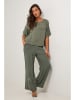 Le Monde du Lin Leinen-Bluse in Khaki