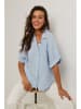 Le Monde du Lin Leinen-Bluse in Hellblau
